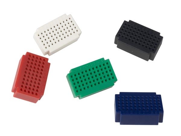 Velleman SET OF MINI BREADBOARDS - 55 TIE-POINTS - 5 pcs