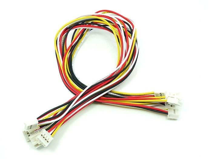 Grove - Universal 4 Pin Buckled 30cm Cable (5 PCs Pack)