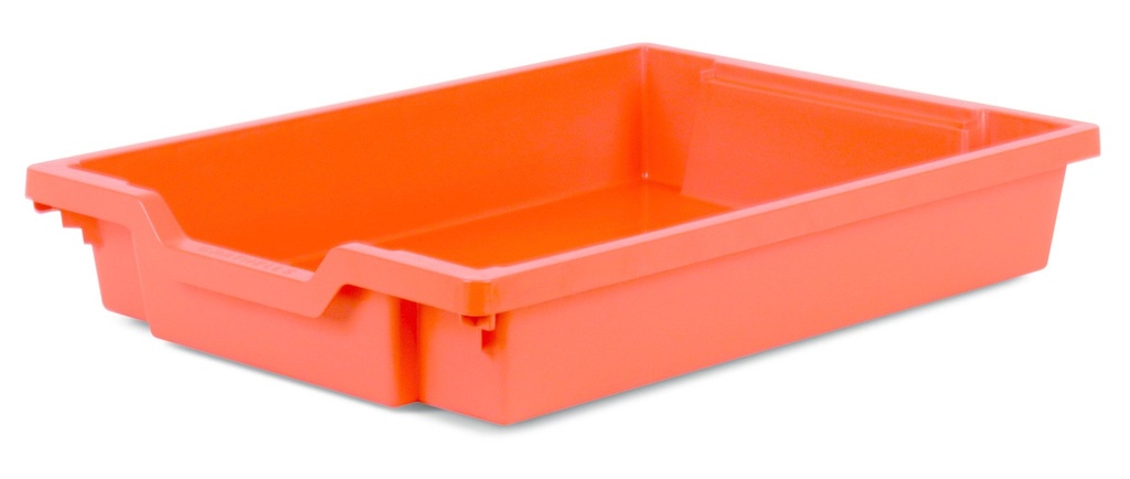 Shallow F1 Tray Tropical Orange