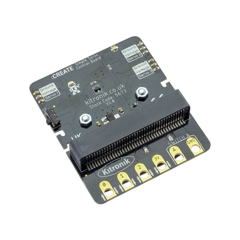 Kitronik Simple Servo Control Board for BBC micro:bit