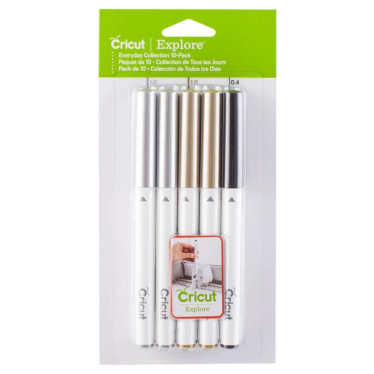 Cricut Explore/Maker Pen Set 10 pack (Everyday Collection)