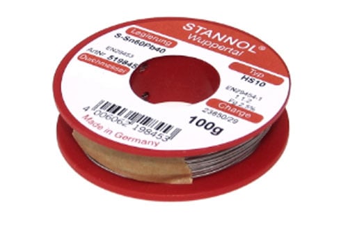 Stannol Soldering wire HS10 60/40 0.8mm 100gr