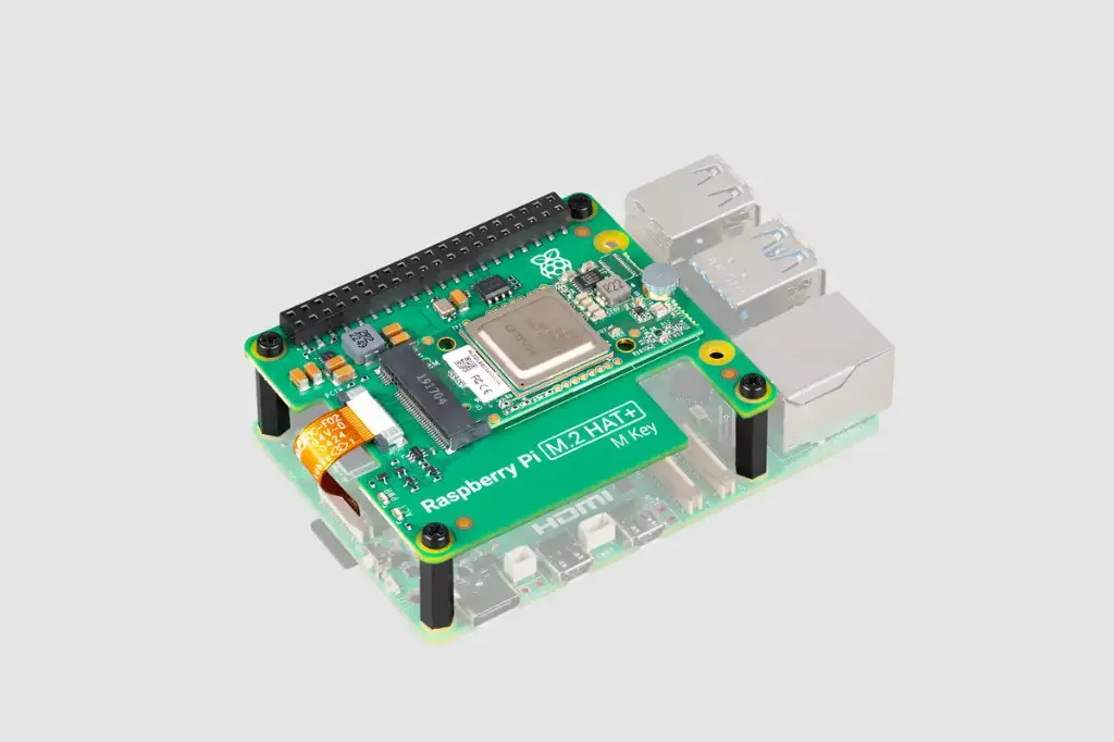 Raspberry Pi AI Kit (M.2 HAT plus Hailo8L AI accelerator)