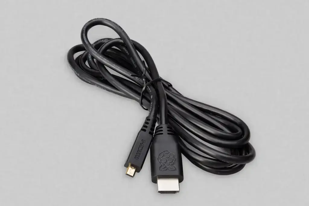 Cable Micro HDMI to HDMI for Raspberry Pi4 & Pi5