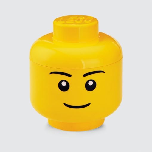 Opbergdoos LEGO® hoofd Jongen - 24x27cm