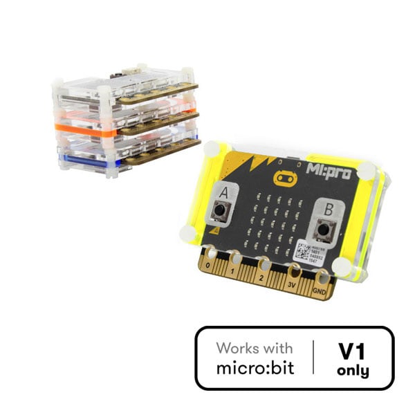 Kitronik MI:pro Protector Case for the BBC micro:bit - Clear