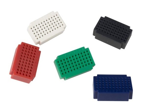 [VEL-VTBB6] Velleman SET OF MINI BREADBOARDS - 55 TIE-POINTS - 5 pcs