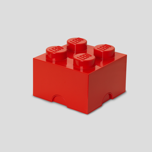 [LEG-40031730] Storage box LEGO® brick 2x2 red