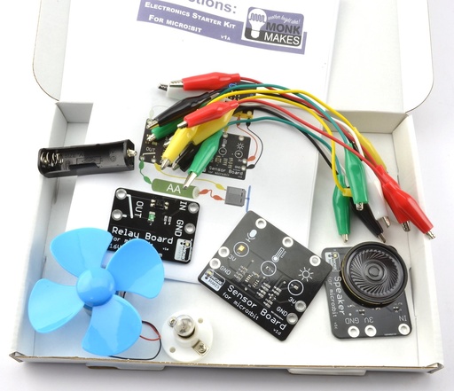 [MON-00063] MonkMakes Starter Kit électronique pour micro:bit