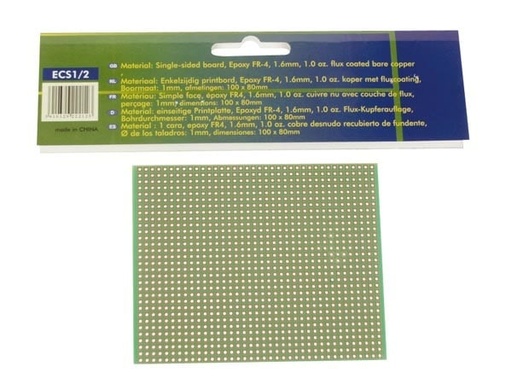 [VEL-ECS1/2] Velleman EUROCARD 1 hole per island - 100x80mm