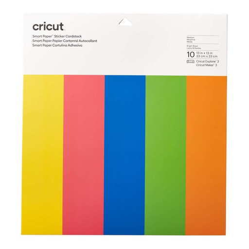 [CRI-2008318] Cricut Smart Sticker Cardstock 33x33cm 10 sheets (Brilliant Bows)