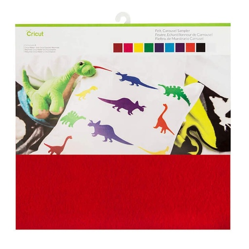 [CRI-2003830] Cricut Felt carousel sampler 30,5 cm x 30,5cm (10 pieces)