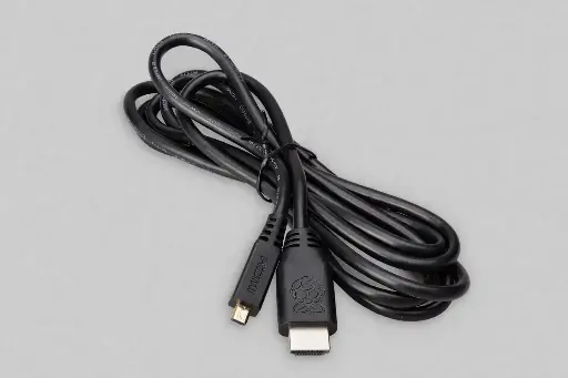 [RAS-PI4&5/HDMI] Cable Micro HDMI to HDMI for Raspberry Pi4 & Pi5