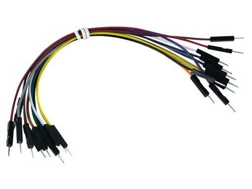 [VEL-WJW010] Velleman JUMPER WIRES - one pin MALE TO MALE - 15 cm ( 10 pcs )